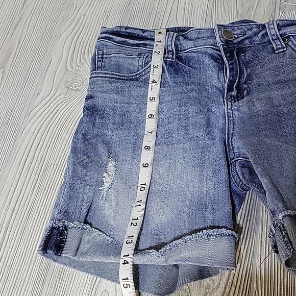 Kut from the Kloth Bermuda Jean Shorts Slight Distressing Womens Size 6 - Picture 5 of 11